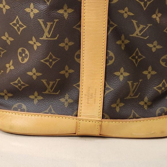 LOUIS VUITTON Monogram 17" Carryall Square Travel Duffle Mens Bag Duffle Gym LV - Picture 9 of 15